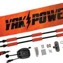 YP-LR360-PRO Lightning Rod - Powered 360 Degree Safety Light and Safety Flag with Improved Threaded Power connectors