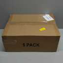 SNSLXH 5 Pack Stackable Closet Storage Basket, Multifunctional & Foldable Closet Organizer for Bathroom Kitchen Laundry Room Wardrobe Storage, Space-Saving Clothes Storage Drawer Organizer, White