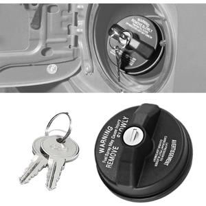 Locking Gas Cap with Key, 10504 31780 77300-47020 Fuel Tank Lock Compatible with Toyota 4Runner FJ Cruiser Chevy Silverado 1500/2500/3500 Camaro Honda GMC Nissan Acura Mazda Cadillac Subaru 