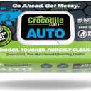 Crocodile Cloth Auto Cleaning Wipes  100 XL (15" x 10") Disposable Wipes for Car Engine Degreasing, Body Detailing & Tire Cleaning  Cuts Grease, Oil, Adhesives on Hands, Tools, Parts & More