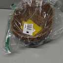 Fvstar 3pcs Poly Wicker Bread Basket, Imitation Woven Fruit Basket Tabletop Tray, Handwoven Oval Food Vegetable Baskets for Serving Display Storage Kitchen Restaurant Market Showcase (Oval)