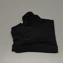 RUNNING GIRL Sports Bras for Women, Medium-High Impact Running Strappy Sports Bra with Removable Pads (Small, Black)