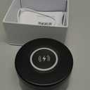 Indoor Camera with Clock and Wireless Charging, 1080P WiFi Cameras for Home, Security Camera with Motion Detection, Night Vision, Local & Cloud Storage,with APP (Classic) (Black)