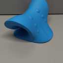 RESTCLOUD Neck and Shoulder Relaxer, Cervical Traction Device for TMJ Pain Relief and Cervical Spine Alignment, Chiropractic Pillow Neck Stretcher (Blue)