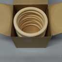 4inch/100mm Wooden Rings for Craft, 10Pcs Unfinished Wood Rings, Wooden Rings for Macrame Craft, Pendant Connectors, DIY Craft Supplies