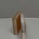 Qunclay 4 Pcs 5 x 5 x 1 Inches Acrylic Square Display Block Clear Polished Acrylic Cubes Jewelry Display Stand for Jewelry Ring Showcase Holder Base Collections