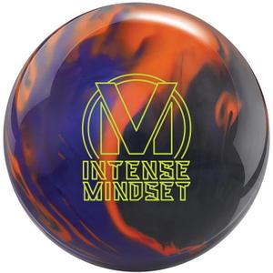 Bowlerstore Products Brunswick PRE-DRILLED Intense Mindset Bowling Ball - Black/Orange/Purple 15lbs