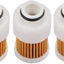 Tvent 68V-24563-00-00 Fuel Filter Replacement for Mercury 881540 Sierra 18-7979 Yamaha 50HP 60HP 75HP 90HP 115HP (Pack of 3)