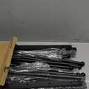 Housen Solutions Boot Rack Organizer for Tall Boots, 8 Pairs Metal Free Standing Shoe Rack, Black Shoes Boot Organizer Holder Stand for Closet, Entryway, Garage