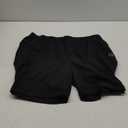 GGJ Men's Lightweight Athletic Shorts with Zipper Pockets 7"/5"/9" Gym Workout Running Quick Dry Tennis Shorts for Men (Large, Black)