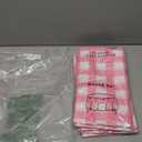 8 Pack Plastic Tablecloth 84" Disposable Table Cloths for 6 to 8 Foot Tables Round Table Cover for Parties (Pink Checkered, Round)