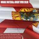 Florida State Flag 2x3 Outdoor Double Sided- Heavy Duty FL State Flag with 2 Brass Grommets 4 Rows Stitched Florida Decorations