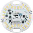 3.23'' LED Ceiling Fan Light retrofit kit,Ceiling Light Replacement Board PCB 15w 1800LM Dimmable (1-Pack White 5000K)