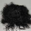 Afro Curly Short Bob Wig with Bangs, 8 Inch Natural Black Human Hair, Glueless Full Wig Wear-and-Go, High-Volume 180% Density, Breathable Cap, Rounded Silhouette Everyday Wear Ready