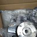 Front Steering Knuckle & Wheel Bearing Hub Assembly for Honda Civic 2006 2007 2008 2009 2010 2011, without Si MUGEN Si Model, 698-450 698-451, Left Side and Right Side