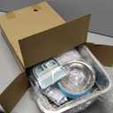 Rypet Large Rabbit Litter Box, Bunny Litter Box High Side with 304 Stainless Steel Sifting Tray, Metal Small Animal Litter Pan with Pet Food Bowl and Water Bottle, Non-Slip Easy to Clean Odor Control (S(15.8"11.8"5.9"))