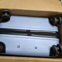 LIGHT FLIGHT Luggage Sets 3 Pcs Suitcase with Wheels,20"/24"/28",Light Blue