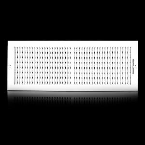 24x8 Vent Register [Duct Opening], Vent Covers for Home Ceiling, Two-Way Ventilation Register, Adjustable Solid Steel Wall Register Vent Cover (24"W x8"H [Duct Opening])