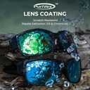 KastKing Skidaway Polarized Sport Sunglasses for Men and Women,Ideal for Driving Fishing Cycling and Running,UV Protection