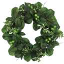 24 inch magnolia leaves and berry grapevine wreath