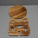 Plant Stand Indoor Wooden Plant Stool Round Stand Risers for Decor Plant Pedestal Stand Farmhouse Rustic Decorative Display Flower Holder Pedestal Board Brown