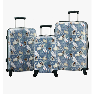 Bioworld Harry Potter 4 Wheel 3 Piece Luggage Set