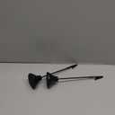 Skyygemm 12 Pcs Table Number Holders - 8 Inch Place Card Holders with Alligator Clip for Photos, Food Signs, Birthdays, Weddings (Black)