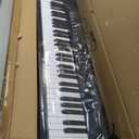 88 Key Piano Keyboard, Semi Weighted Electronic Digital Piano with Music Stand, Power Supply, Sustain Pedal, Bluetooth, Stand, MIDI, for Beginner Professional at Home, Stage