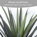 Artificial Spiked Agave Plant 40inch Faux Agave Plants for Front Porch Patio Indoor Outdoor Home Office Decor (2PACK)