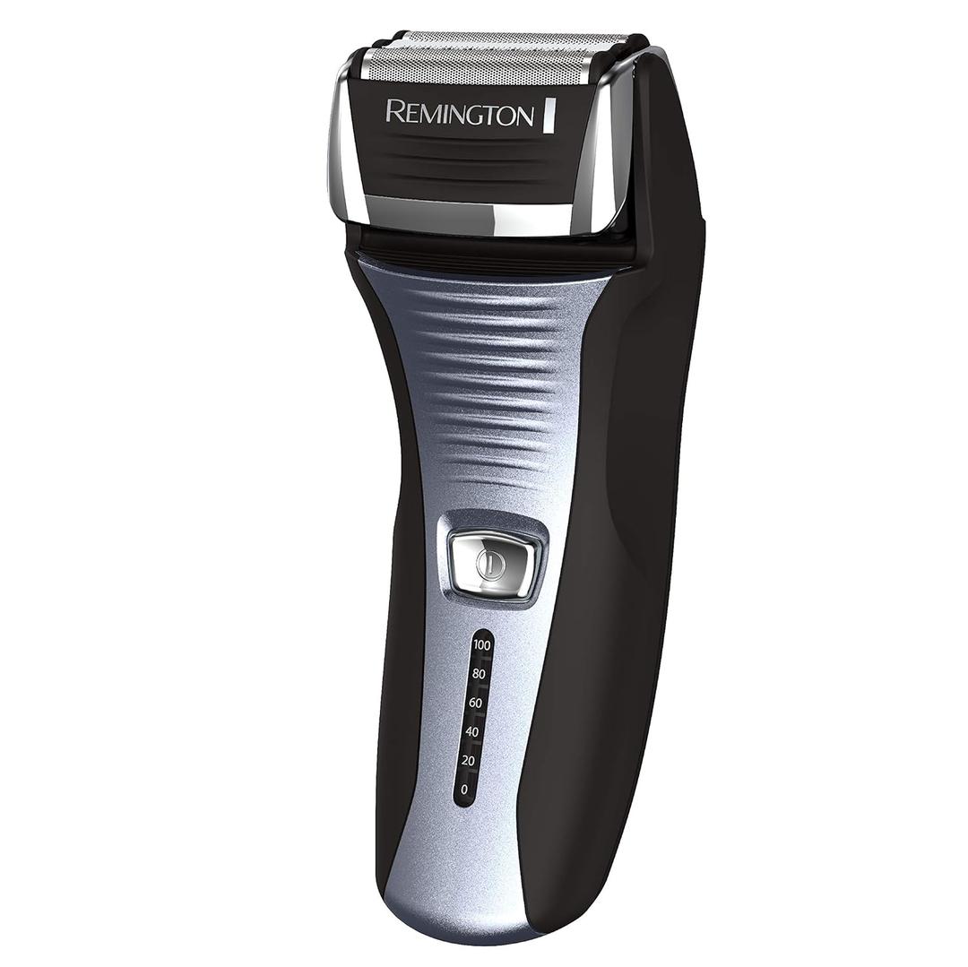 Remington F5 Power Series Foil Shaver, Electric Razor for Men, Cordless Rechargeable with Pop Up Trimmer, Pivot & FlexFoil Technology, Lightweight Handheld Design, Black