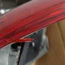 Tail Lights Assembly Pair for 2007 2008 2009 2010 2011 Toyota Yaris 4-Doors Sedan Red Taillights Rear Back Brake Lmaps Replacement Driver and Passenger Side,Chrome Housing Clear Lens
