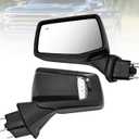 Left Driver Side Mirror Replacement for Chevy Silverado 1500 2019-2024 7pins Power Heated Glass Manual Folding with Turn Signal Light Blind Spot 84823221 GM1320680