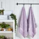 Christy Supreme Hygro 6 Piece Towel Set | Lavender | 100% Luxury Supima Cotton | Ultra Soft | Super Absorbent | 650GSM | 2 Bath Towels 2 Hand Towels 2 Face Cloths