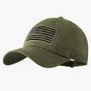 IIN American Flag Baseball Cap for Men Women Low Profile USA Army Tactical Operator Military Plain Dad Hat