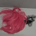 IMEYLE Short Hot Pink Wig Dark Pink Anime Wig for Men Costume Cosplay Wigs Mens Wigs for Cosplay Costume Outfit Halloween Dance Stage Party Daily Use + Hair Cap