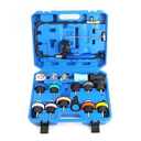 18 Pieces of Anti-Freezing Liquid Replacement Filler Vacuum coolant Pressure Gauge, Motorcycle, Automobile and Truck Universal Radiator Pressure Leakage Tester kit 