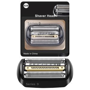 92B Replacement Shaver Head Compatible with Braun 9 Series Foil Shaver 9477cc,9330s,9465cc,9460cc,9419s,9390cc,9385cc,Black