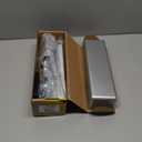 LYNN HARDWARE Extra Heavy Duty Automatic Door Closer (Silver) - Commercial Grade, Contractors Choice, Adjustable Speed, Delayed Closing Timer, 3 Mounting Options, 3 Hour Fire Rated (DC9016 Model) (Aluminum)