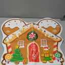 Vynium Christmas Gingerbread House Bathroom Rug, Gingerbread Non-Slip Christmas Bath Mat, Large Xmas Doormat Holiday Decor for Front Door, Kitchen, Living Room, Bedroom -25.622.8 Inch