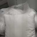 18 x 18 Set of 4 - Premium Soft and Fluffy 18 Inch Medium Sofa Decorative White Square Throw Pillow Inserts Stuffing for Living Room Couch and Bedroom Interior Cushions