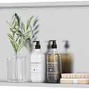 Neodrain Shower Niche, Insert Bathroom Storage Shower Shelf, Stainless Steel Recessed Wall Niche No Tiled Recessed Cabinet Waterproof for Shower Storage(Brushed,24"x12")