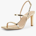 Modatope Women's Sandals Open Toe Strappy Sandals Ankle Strap High Heel Sandals for Women Size 8.5