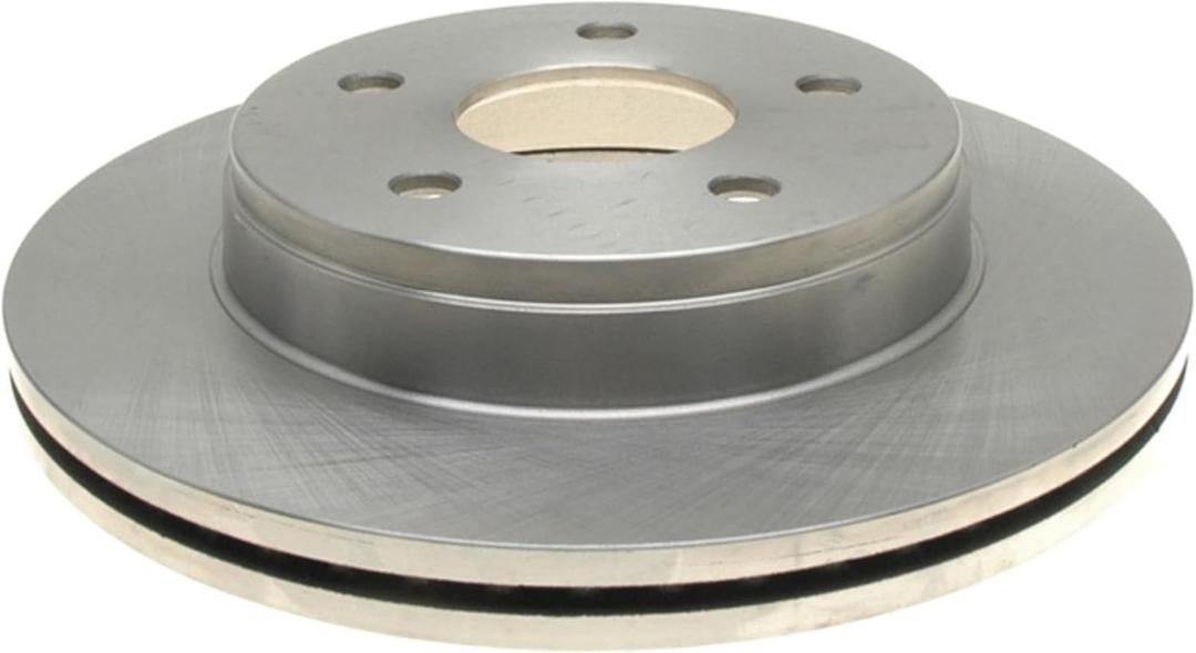 ACDelco Silver Front Brake Rotor 18A1324A | GM 19261754 Brake Rotors for Select Chrysler Aspen, Dodge Durango, Dodge Ram 1500 Classic and more