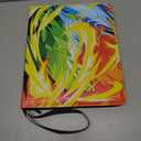 Trading Card Binder for TCG Cards, 9-Pocket Portable Card Collector Ablum Holder Book Fits 900 Cards with 50 Removable Sleeve, Waterproof Card Binder Display Storage Carrying Cases for TCG-Storm (4 Color-02-900)