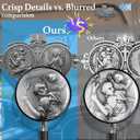 6 x 2-Pack Metal St. Christopher Medal & Guardian Angel Car Visor Clip - Safe Driving Protection for Journeys, Gift for New Drivers/Family/Friends
