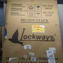 Lockways White Board Dry Erase Board 48 x 36 Inch, Magnetic Whiteboard 4 x 3, Silver Aluminium Frame, Set Including 1 Detachable Aluminum Marker Tray, 3 Dry Erase Markers, 8 Magnets