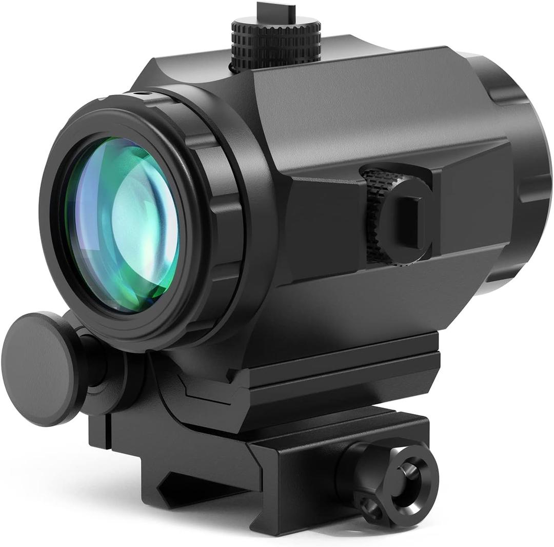 Feyachi M40 3X Red Dot Magnifier with Flip to Side Mount, Focus Adjustment, Windage & Elevation Adjustable, 37/40MM Height