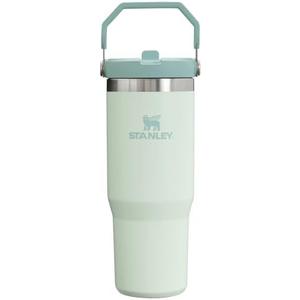Stanley IceFlow Flip Straw Tumbler with Handle 30 oz | Twist On Lid and Flip Up Straw | Leak Resistant Water Bottle | Insulated Stainless Steel |BPA-Free | Mist