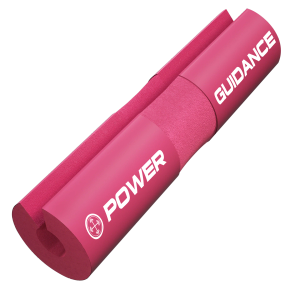 POWER GUIDANCE Barbell Squat Pad - Neck & Shoulder Protective Pad Anti-Skid Points for Squats, Lunges, Hip Thrusts, Weightlifting - Fit Standard and Olympic Bars (Rose)