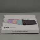 Trueque Wireless Keyboard and Mouse Combo - Full-Size Quiet Keyboard with Palm Rest, Phone Holder, Multimedia Keys, Power Switch, Compatible with Windows, Chrome OS, PC, Laptop (Batteries Included) (Black)